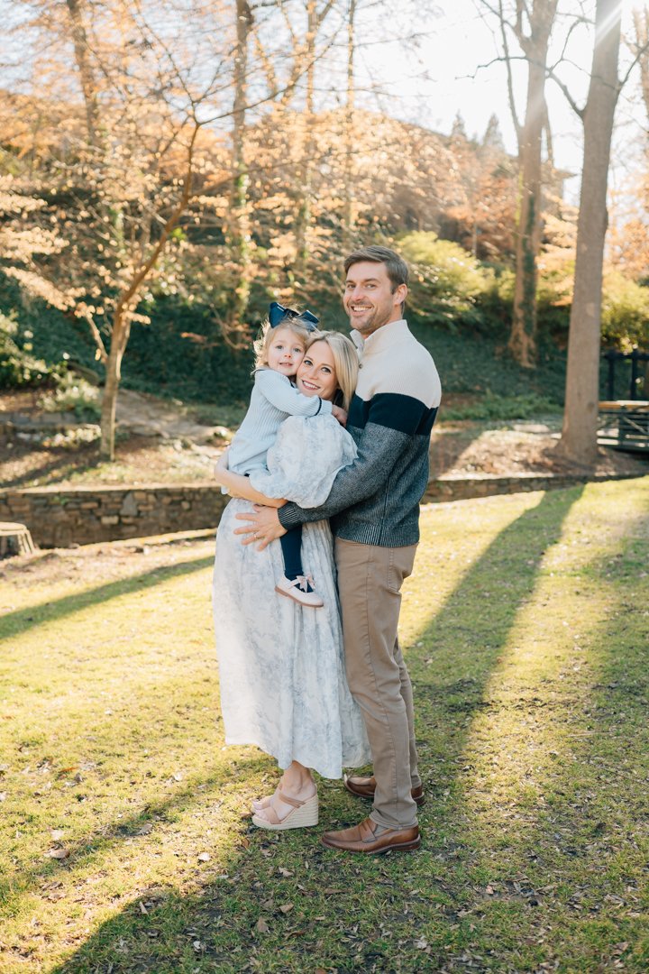 Downtown Greenville Maternity and Family Photos in the Winter