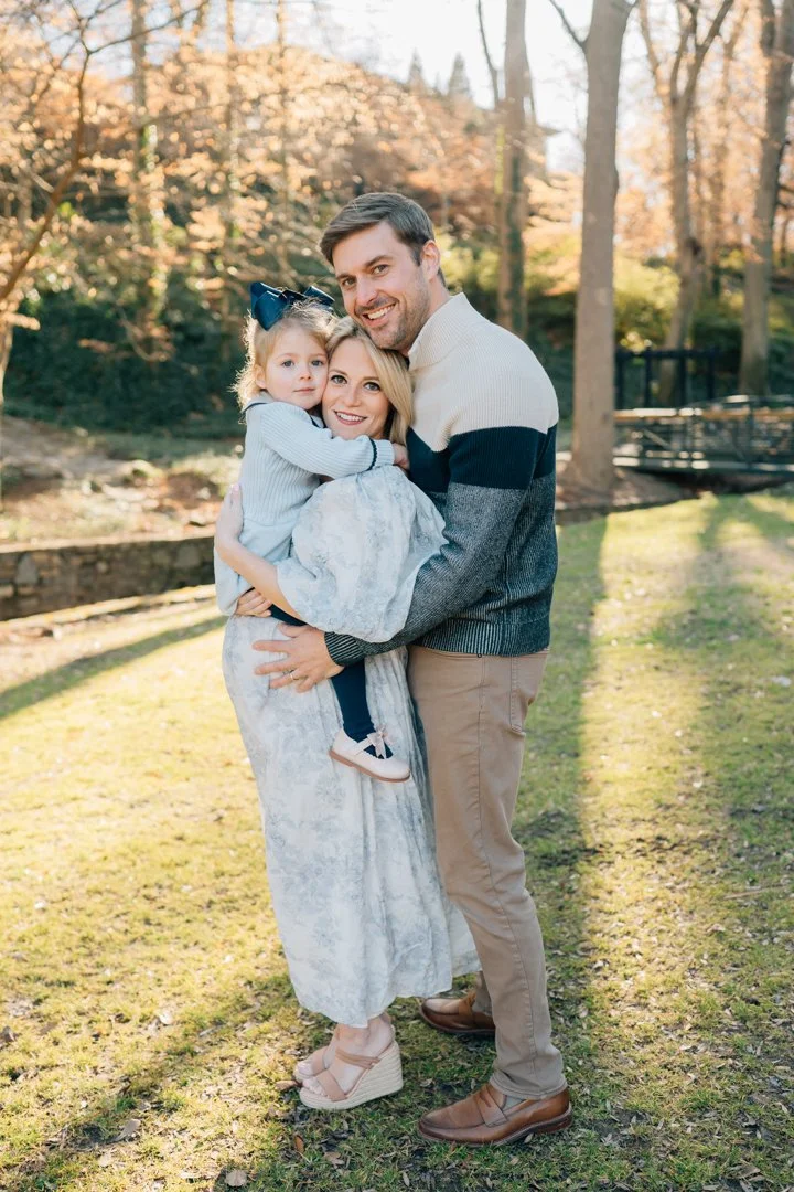 Downtown Greenville Maternity and Family Photos in the Winter