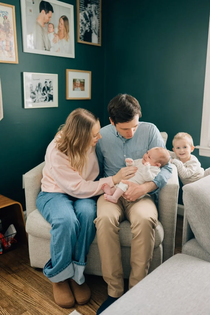 In Home Newborn Photos in Greenville, SC