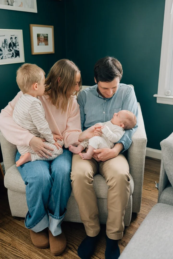 In Home Newborn Photos in Greenville, SC