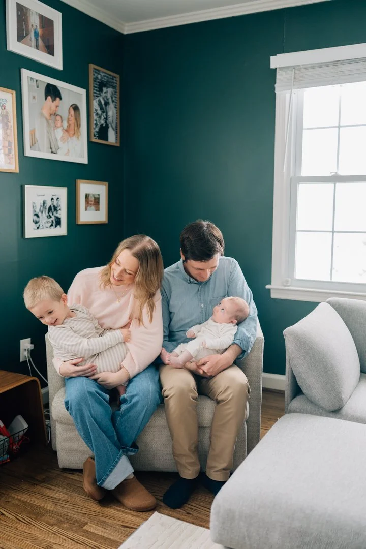 In Home Newborn Photos in Greenville, SC