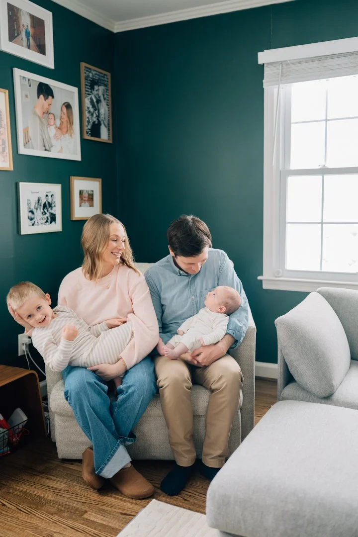 In Home Newborn Photos in Greenville, SC