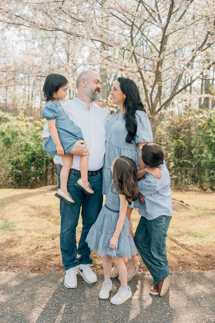 Spring Family Photos at Legacy Park in Greenville, SC