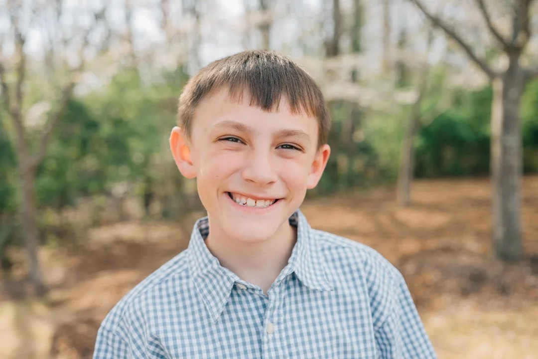 Spring Family Photos at Legacy Park in Greenville, SC