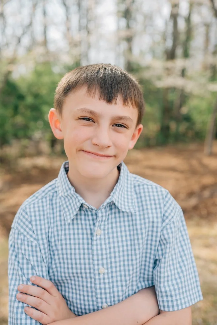 Spring Family Photos at Legacy Park in Greenville, SC