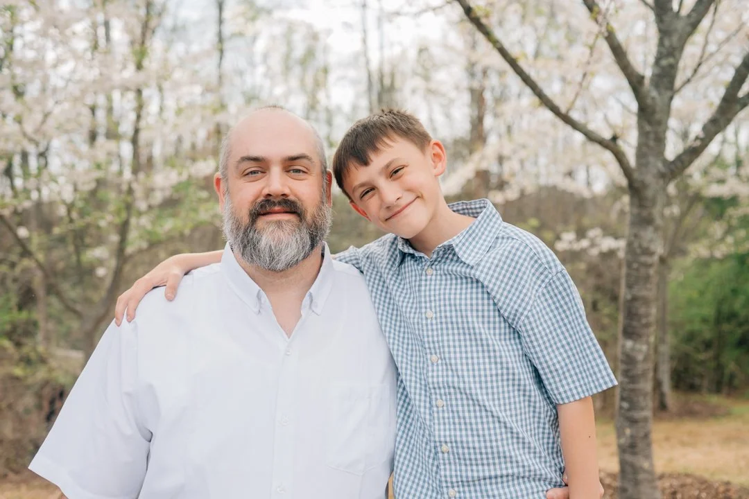 Spring Family Photos at Legacy Park in Greenville, SC