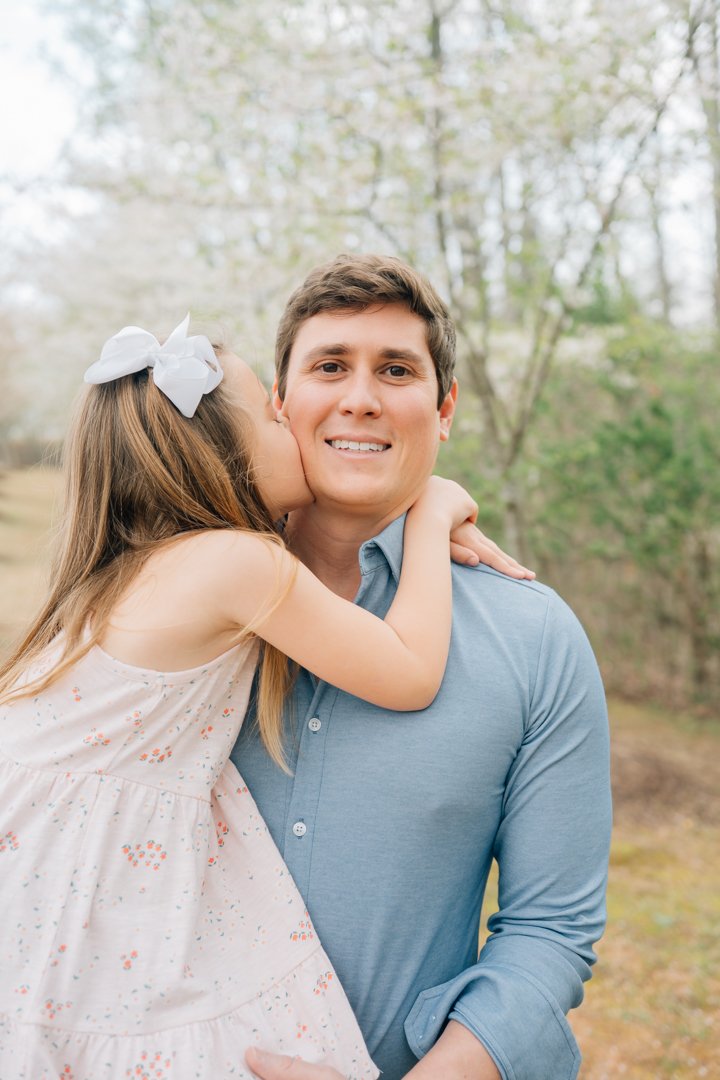 Spring Pregnancy Announcement Photos in Greenville, SC