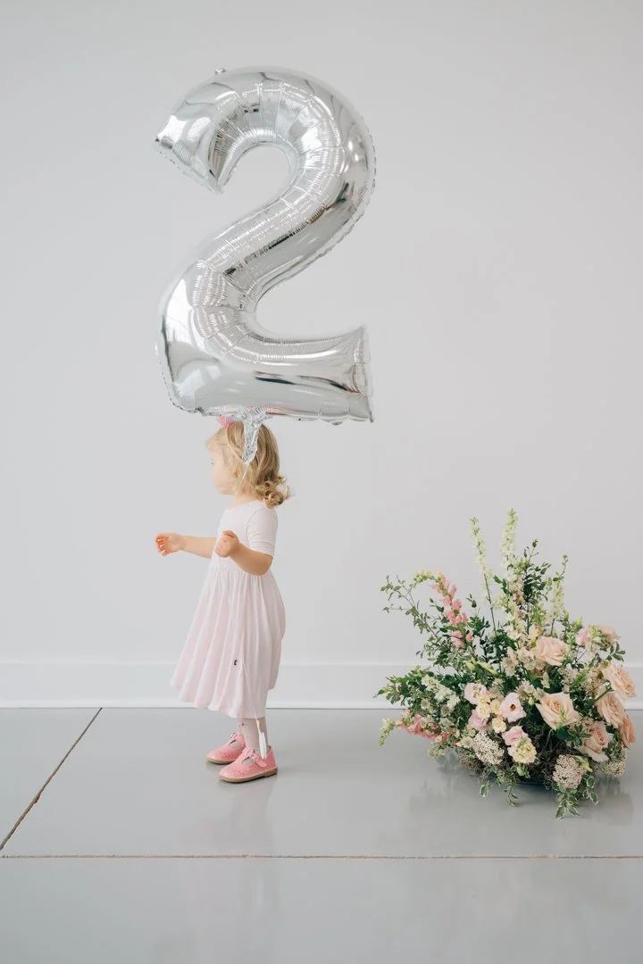 In Studio Second Birthday Photos in Greenville, SC