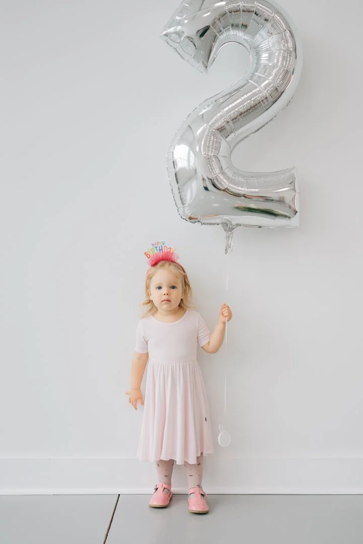 In Studio Second Birthday Photos in Greenville, SC