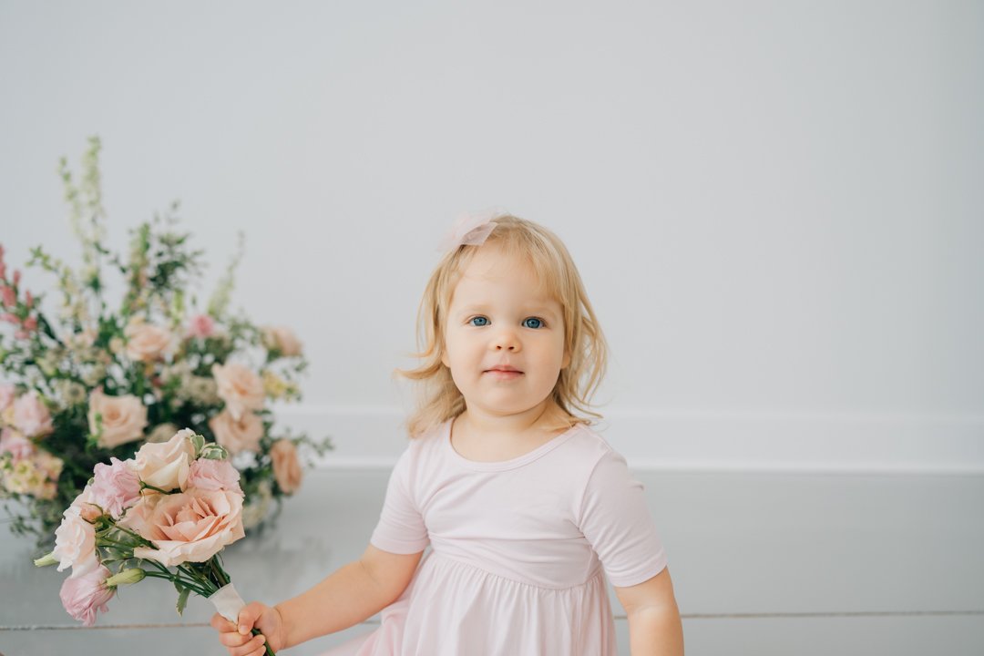 In Studio Second Birthday Photos in Greenville, SC