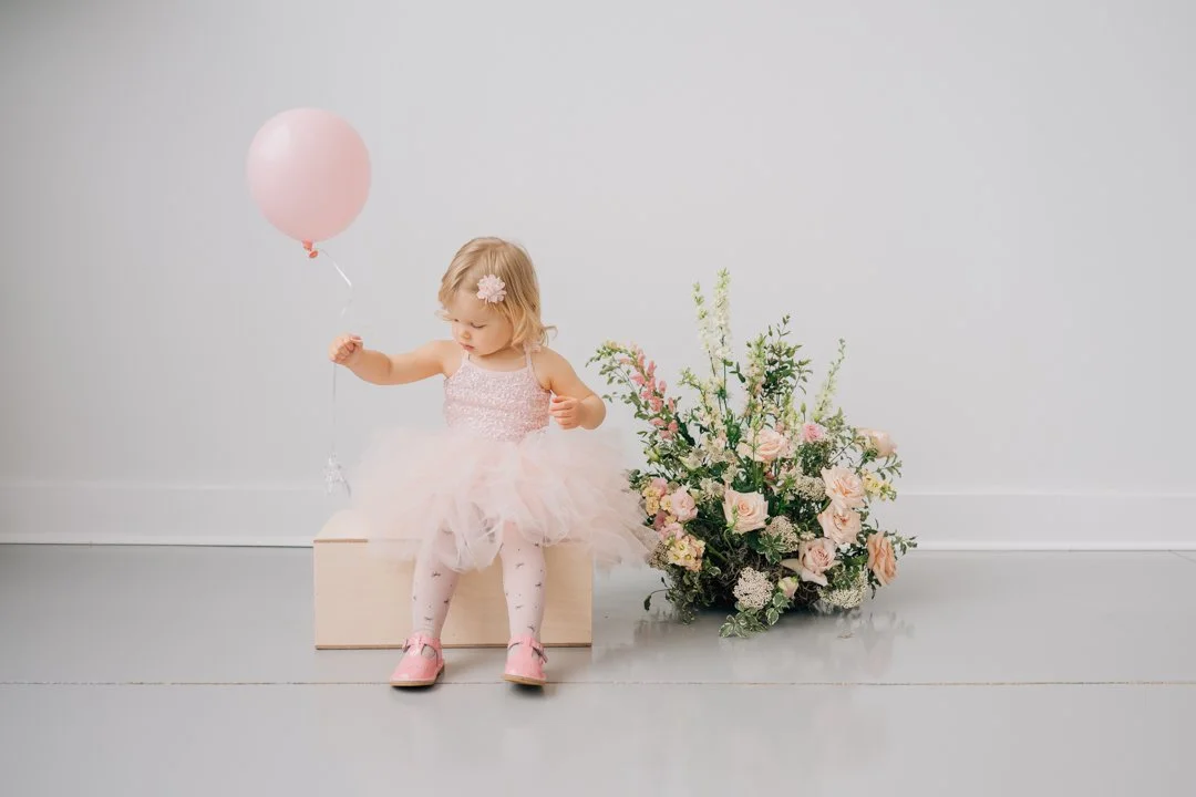 In Studio Second Birthday Photos in Greenville, SC