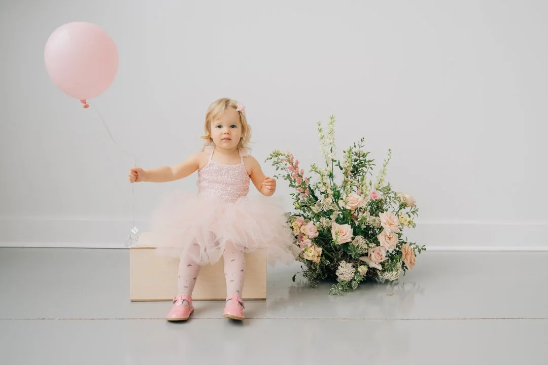 In Studio Second Birthday Photos in Greenville, SC