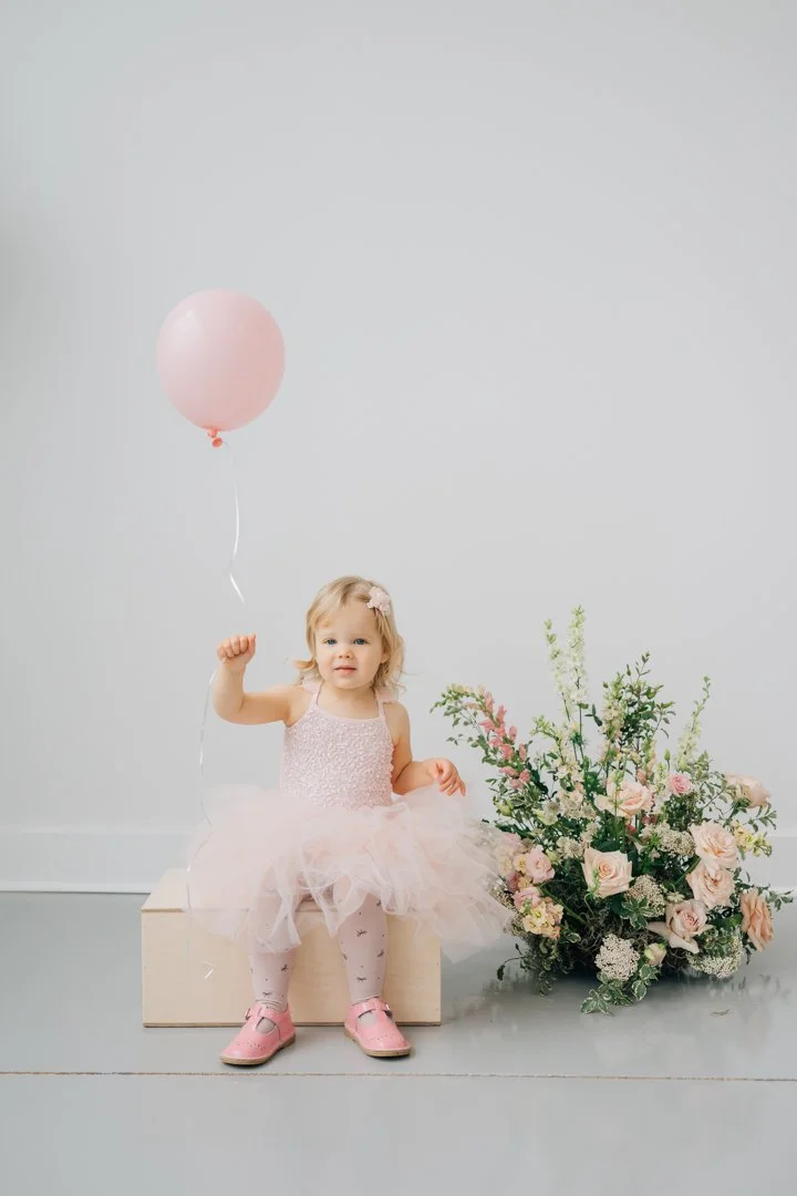 In Studio Second Birthday Photos in Greenville, SC
