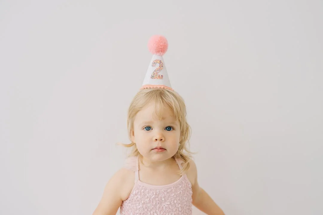 In Studio Second Birthday Photos in Greenville, SC