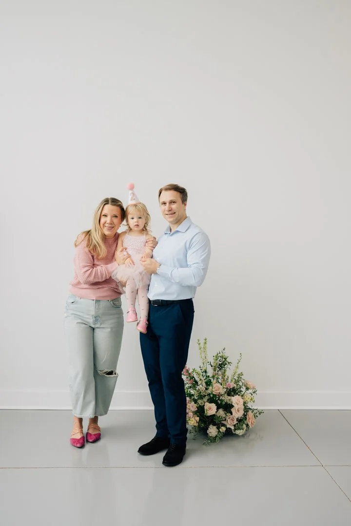 In Studio Second Birthday Photos in Greenville, SC