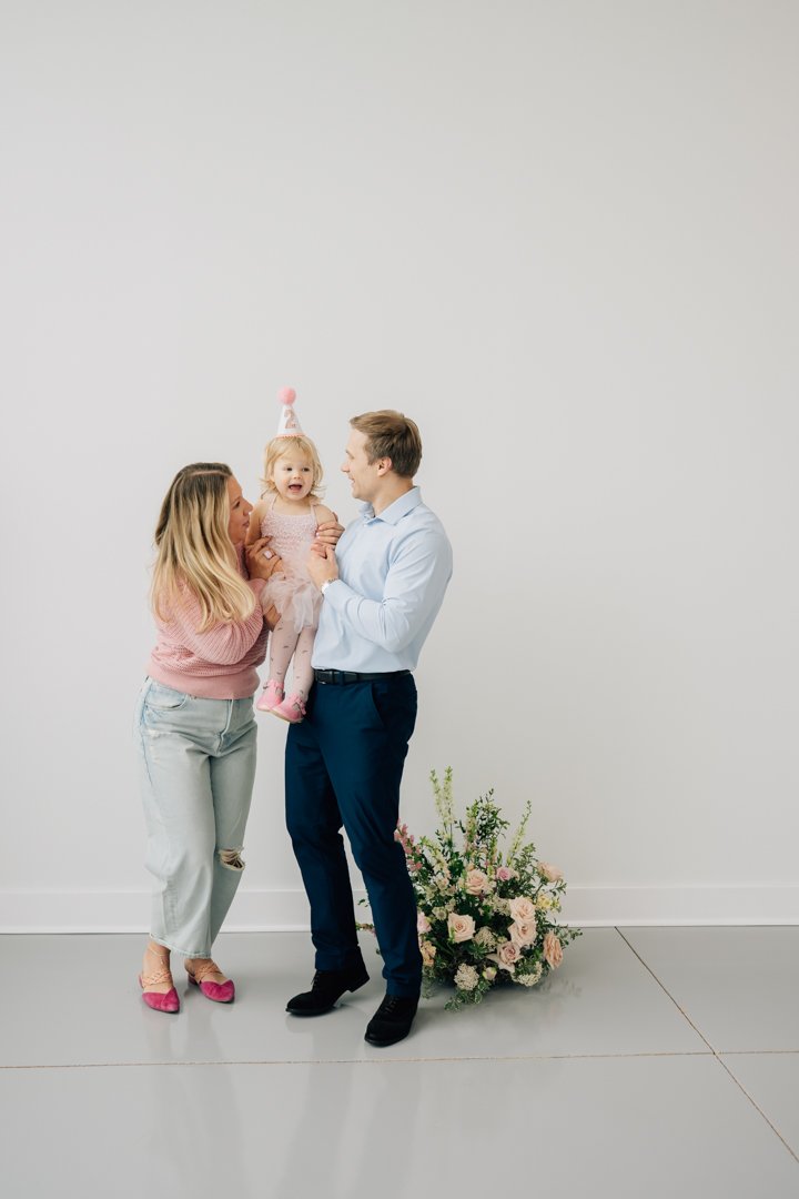 In Studio Second Birthday Photos in Greenville, SC