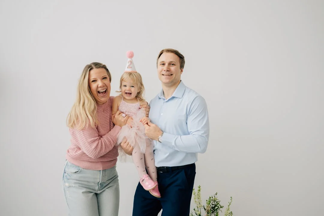 In Studio Second Birthday Photos in Greenville, SC