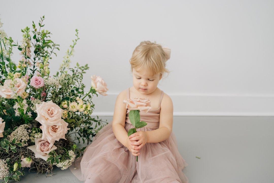 In Studio Second Birthday Photos in Greenville, SC