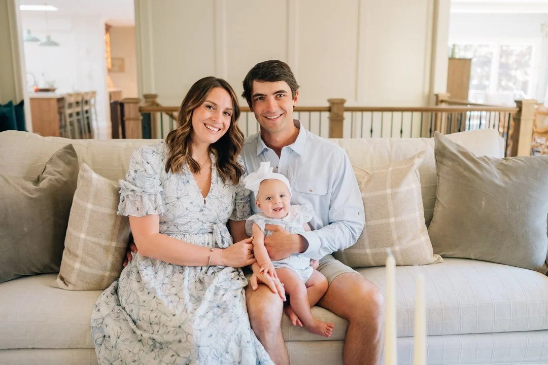 In Home Baby Milestone Photographer in Greenville, SC