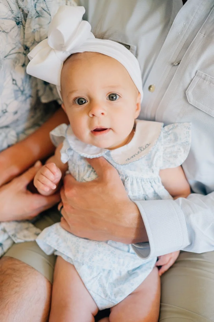 In Home Baby Milestone Photographer in Greenville, SC