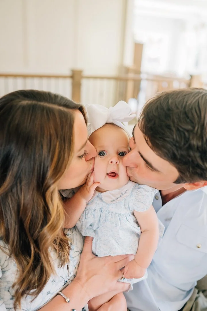 In Home Baby Milestone Photographer in Greenville, SC
