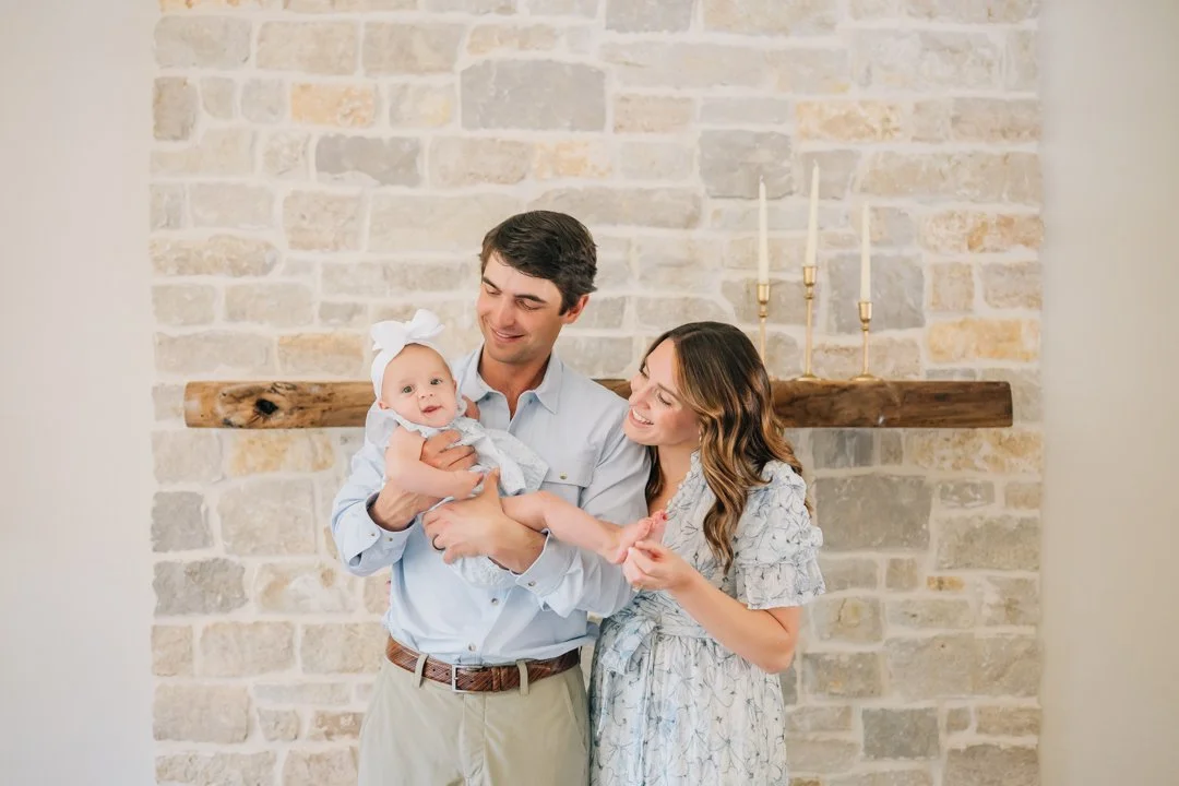 In Home Baby Milestone Photographer in Greenville, SC