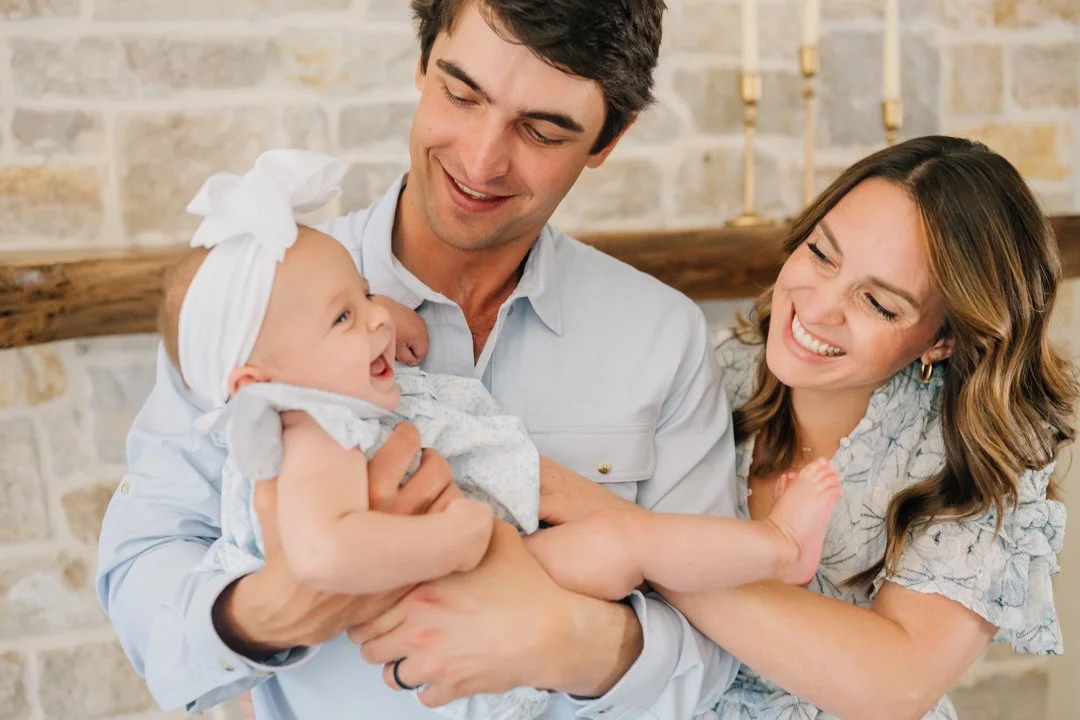 In Home Baby Milestone Photographer in Greenville, SC