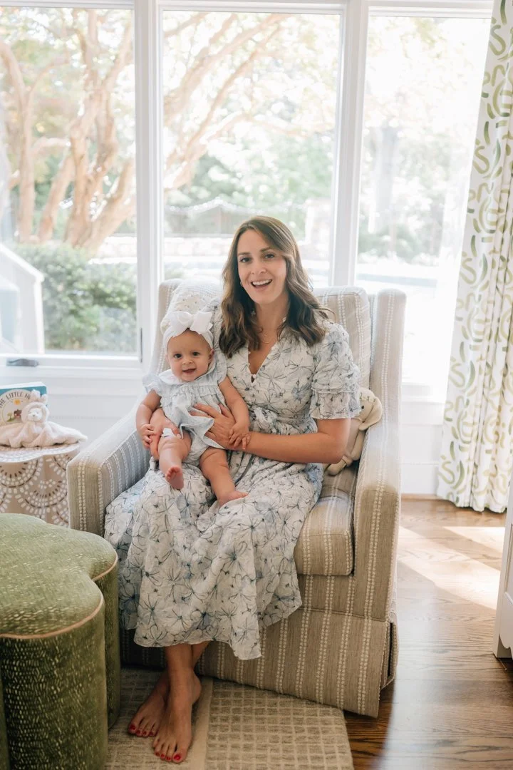 In Home Baby Milestone Photographer in Greenville, SC