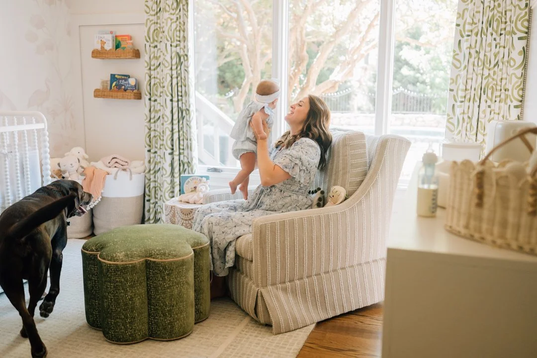 In Home Baby Milestone Photographer in Greenville, SC