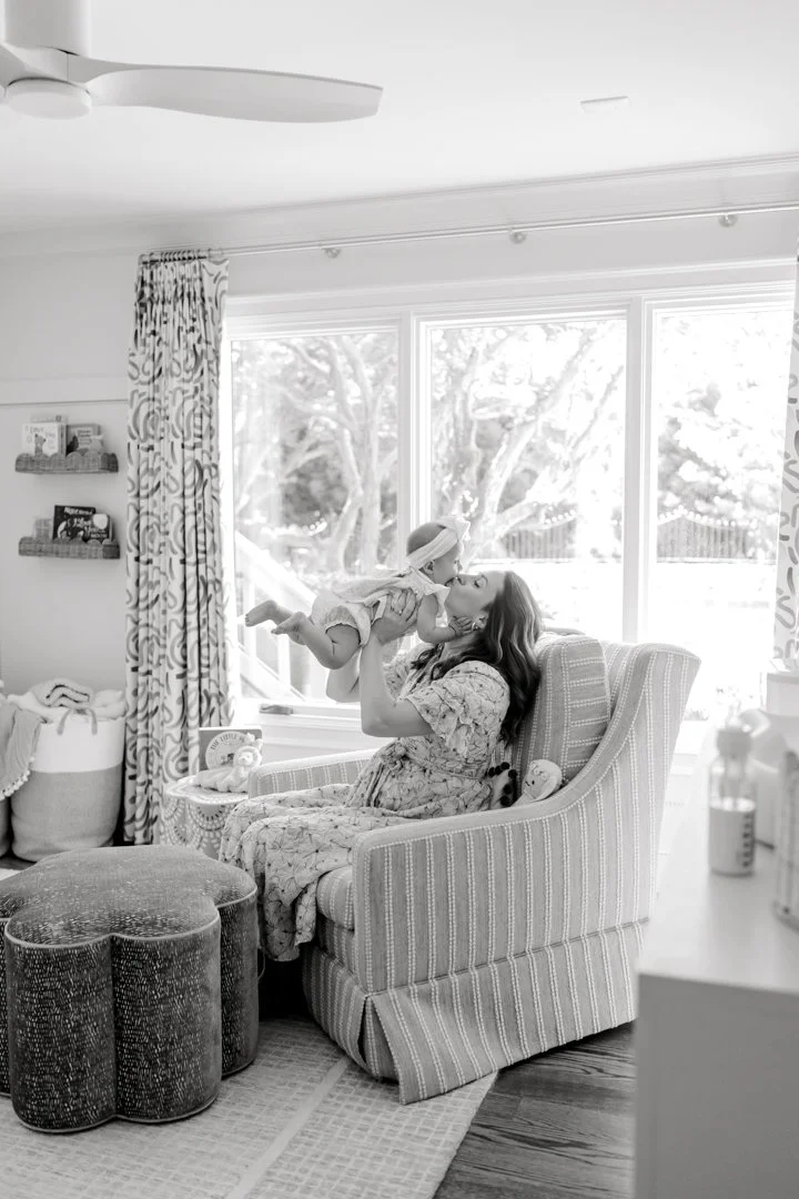 In Home Baby Milestone Photographer in Greenville, SC