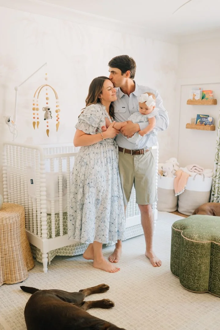 In Home Baby Milestone Photographer in Greenville, SC