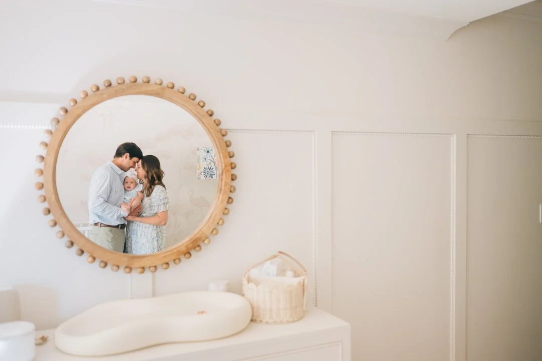 In Home Baby Milestone Photographer in Greenville, SC