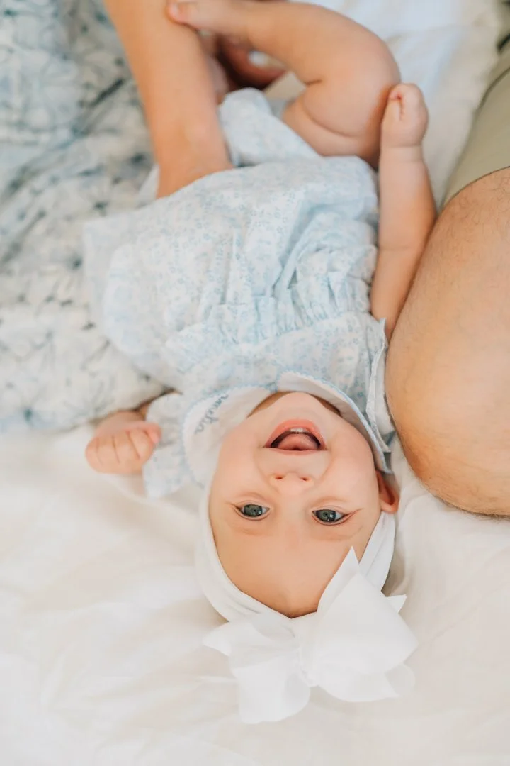 In Home Baby Milestone Photographer in Greenville, SC