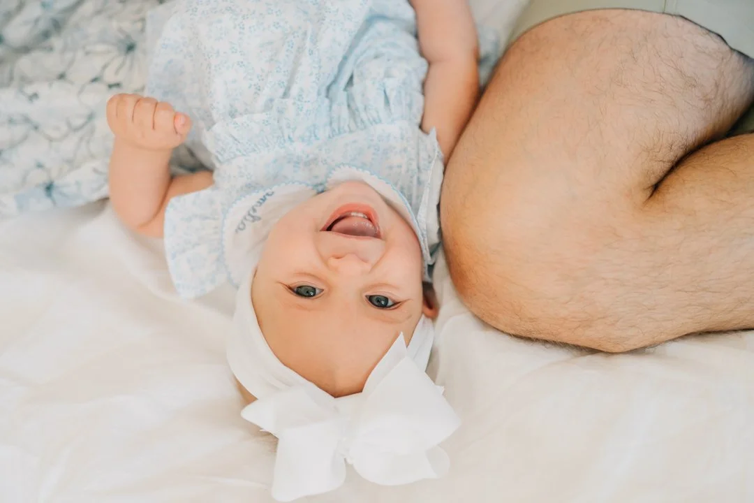 In Home Baby Milestone Photographer in Greenville, SC