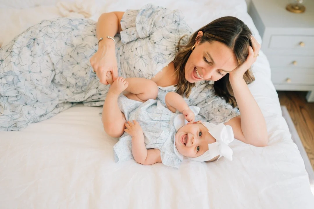In Home Baby Milestone Photographer in Greenville, SC