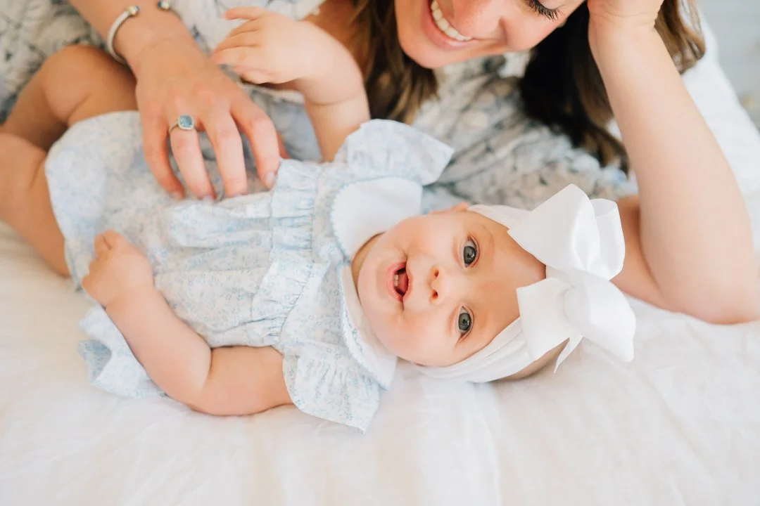 In Home Baby Milestone Photographer in Greenville, SC