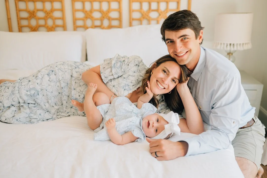 In Home Baby Milestone Photographer in Greenville, SC