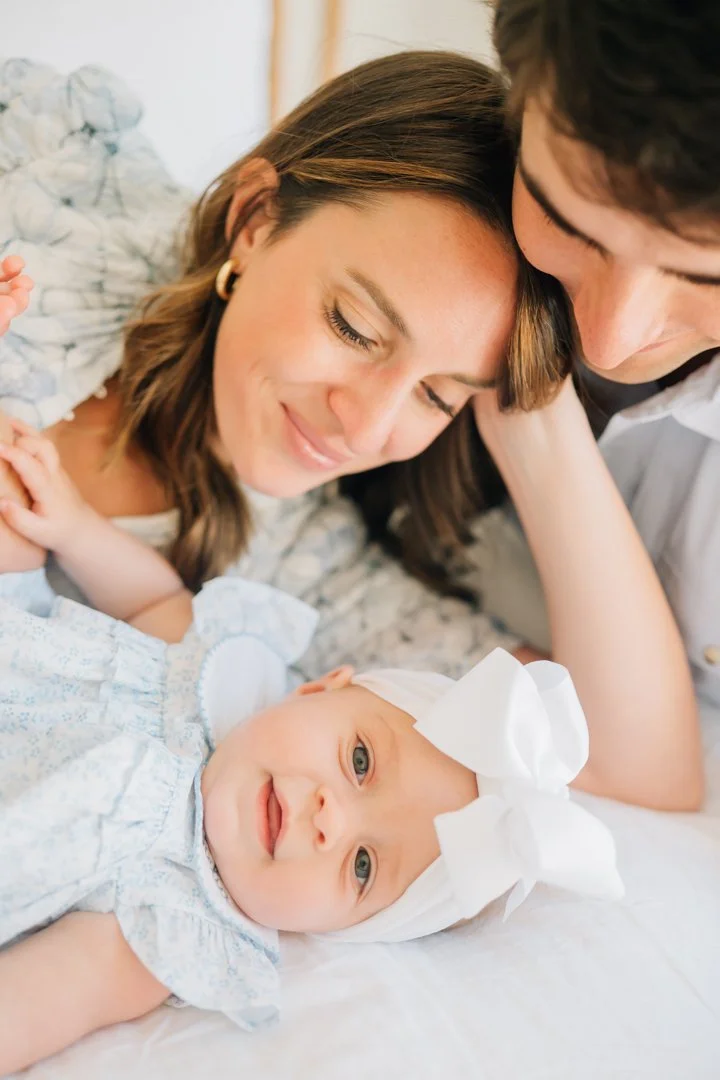 In Home Baby Milestone Photographer in Greenville, SC