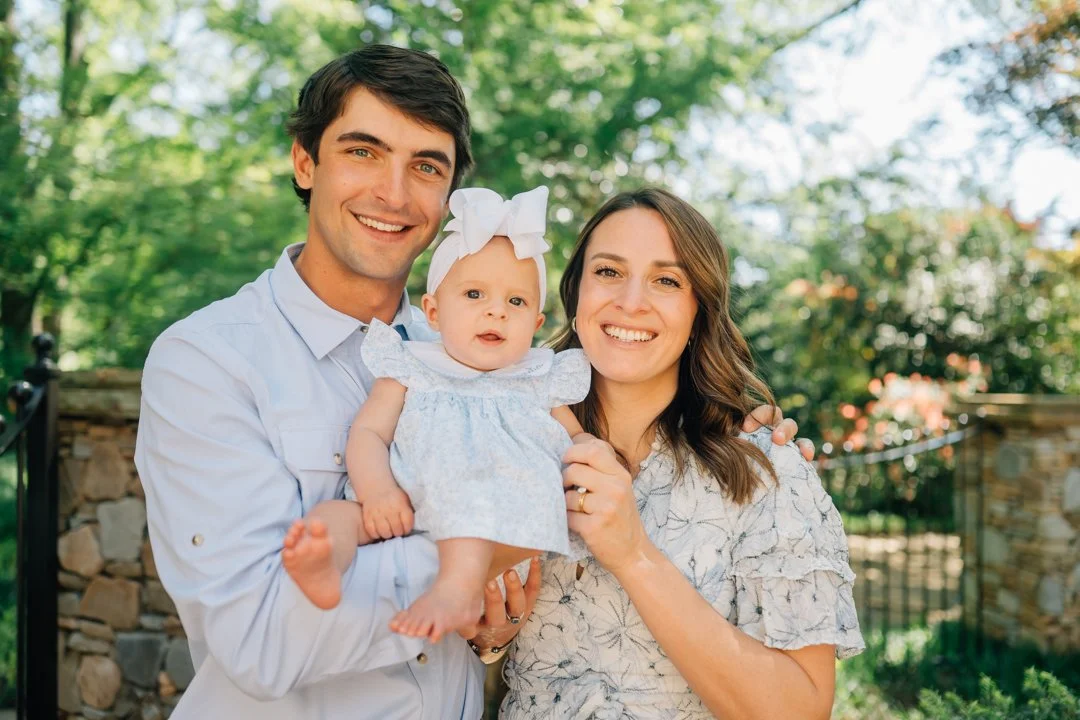 In Home Baby Milestone Photographer in Greenville, SC