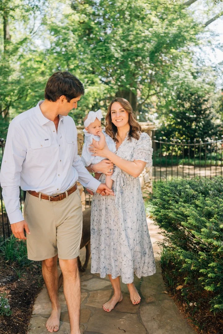 In Home Baby Milestone Photographer in Greenville, SC