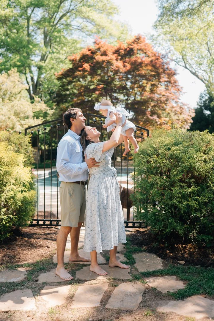 In Home Baby Milestone Photographer in Greenville, SC