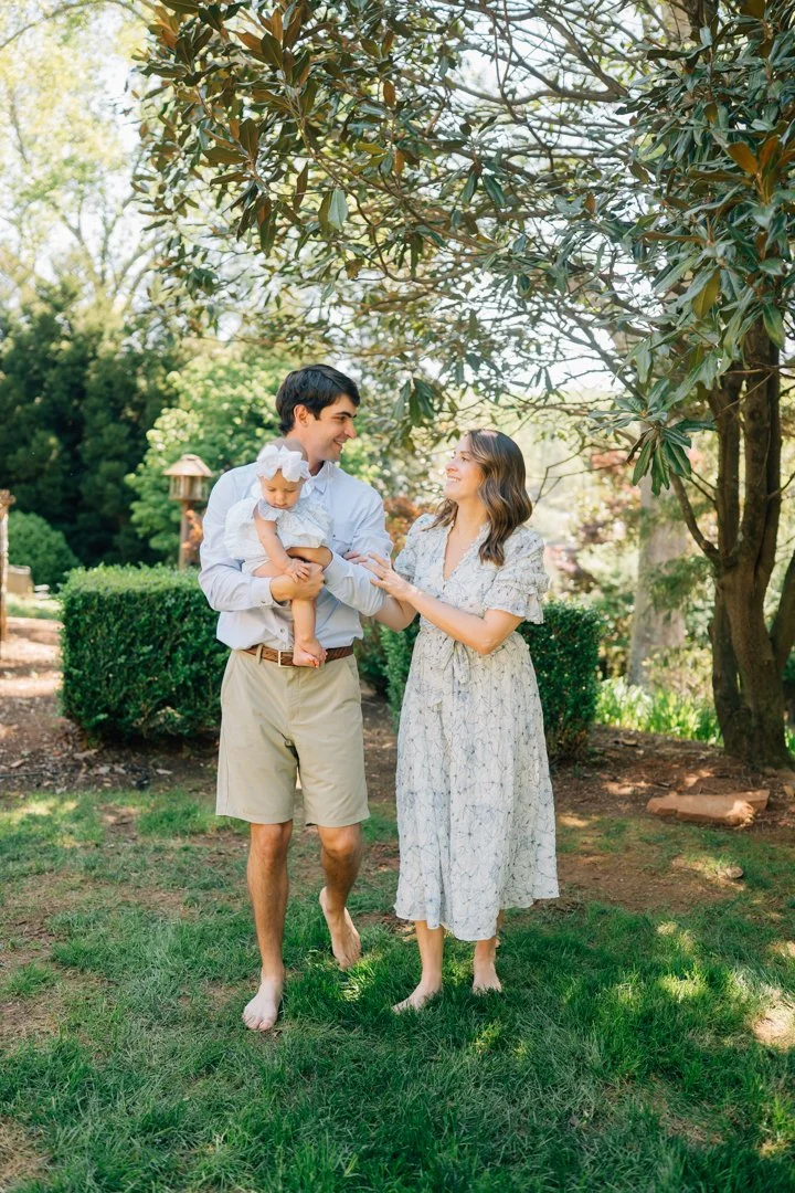 In Home Baby Milestone Photographer in Greenville, SC