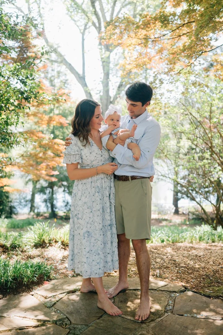 In Home Baby Milestone Photographer in Greenville, SC