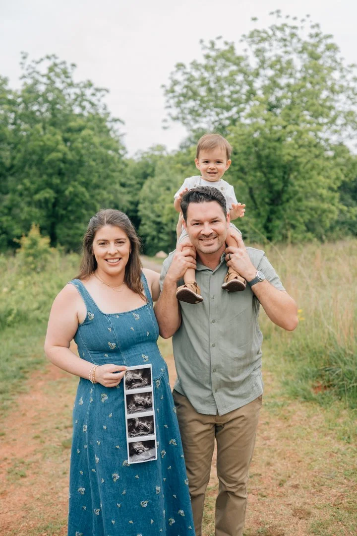 Pregnancy Announcement Photographer in Greenville, South Carolina