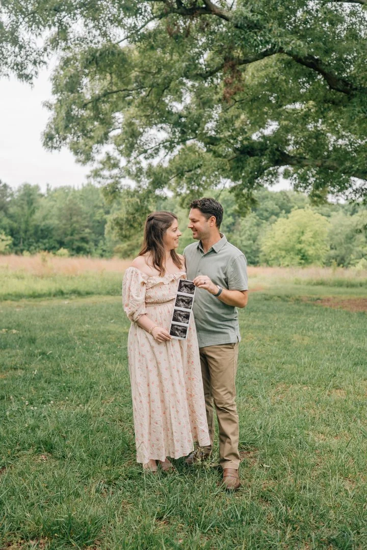 Pregnancy Announcement Photographer in Greenville, South Carolina