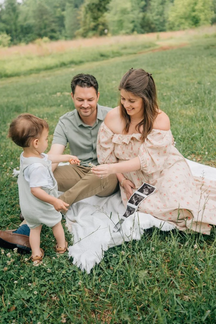 Pregnancy Announcement Photographer in Greenville, South Carolina