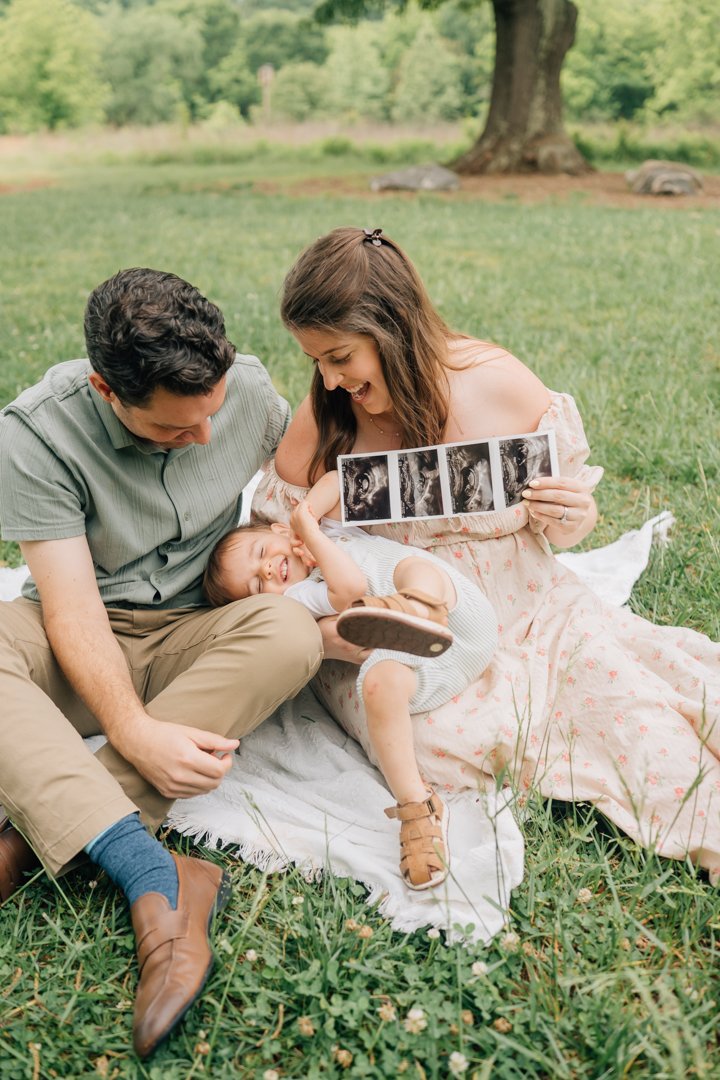 Pregnancy Announcement Photographer in Greenville, South Carolina