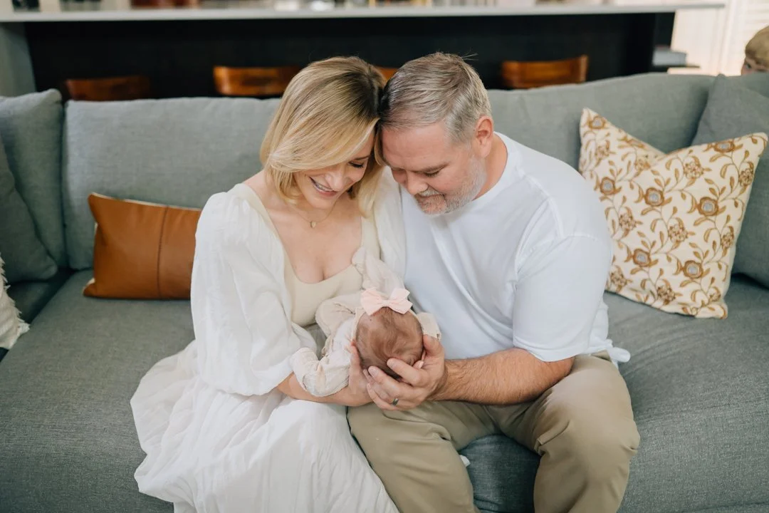  living room newborn photos 
