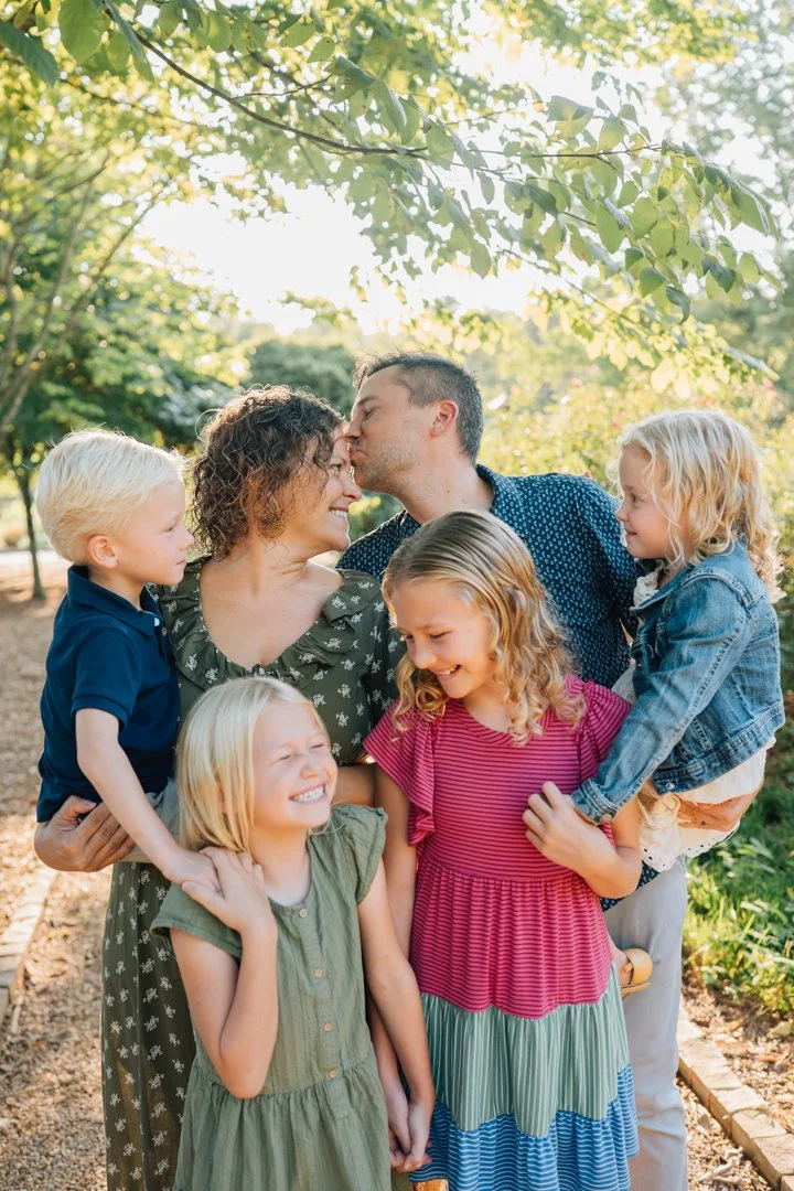 Golden Hour Family Photos at Furman University | Travelers Rest Family Photographers