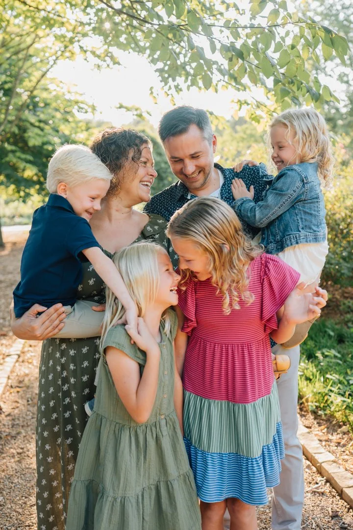 Golden Hour Family Photos at Furman University | Travelers Rest Family Photographers